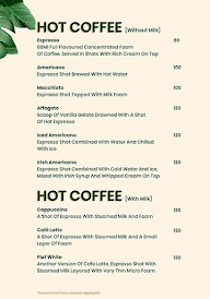 Love Over Coffee menu 1