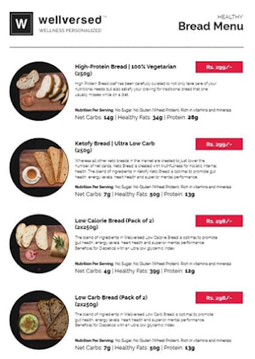 Ketofy menu 