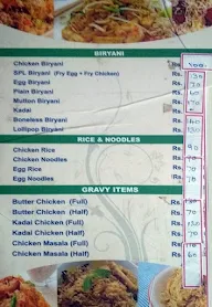 Royal Biryani menu 2