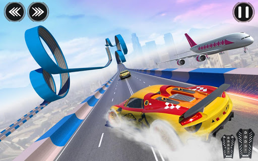 Télécharger Cyber Car Stunts Mega Ramp APK MOD (Astuce) screenshots 3