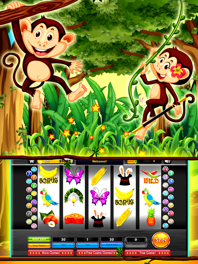 Magic Monkey Slots Screen 2