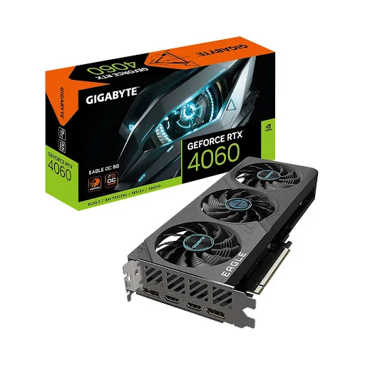 Card màn hình GIGABYTE GeForce RTX 4060 EAGLE OC 8G 8GB GDDR6 (N4060EAGLE-OC-8GD)