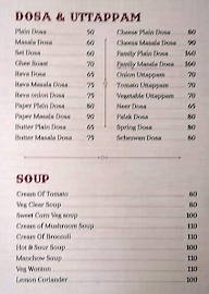 Sai Sagar menu 3