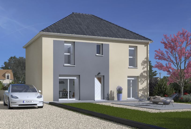  Vente Terrain + Maison - Terrain : 400m² - Maison : 124m² à Saint-Pierre-lès-Nemours (77140) 