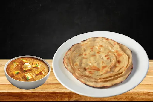 Paneer Butter Masala Paratha With 2 Laccha Paratha Tawa Mini Meal