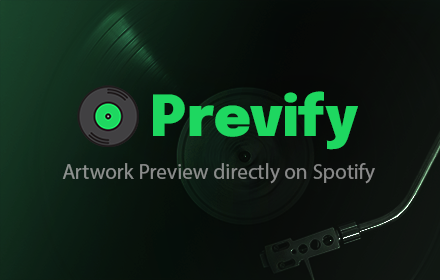 Prevify — Spotify Artwork Previewer small promo image