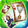 Shadow Kingdom Solitaire. Adventure of princess icon