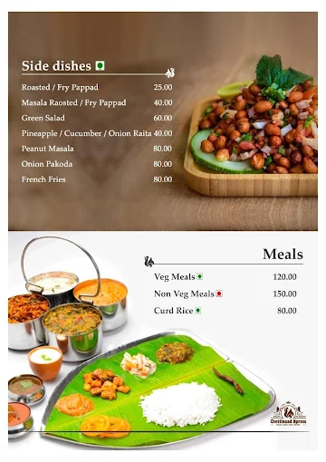 Chettinaad Xpress menu 