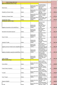 Merwans Cake Stop menu 2