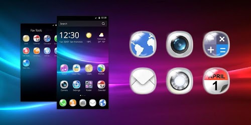 Android application Bright Bloom Theme screenshort