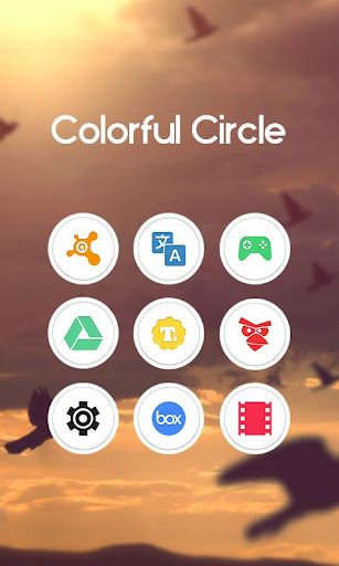 【免費個人化App】Colorful Circle - Solo Theme-APP點子