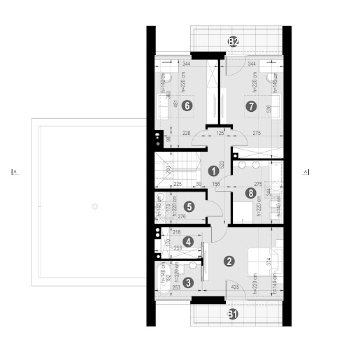 New House 759 - Rzut poddasza