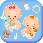 Cover Image of ดาวน์โหลด Baby Stickers 1.0 APK