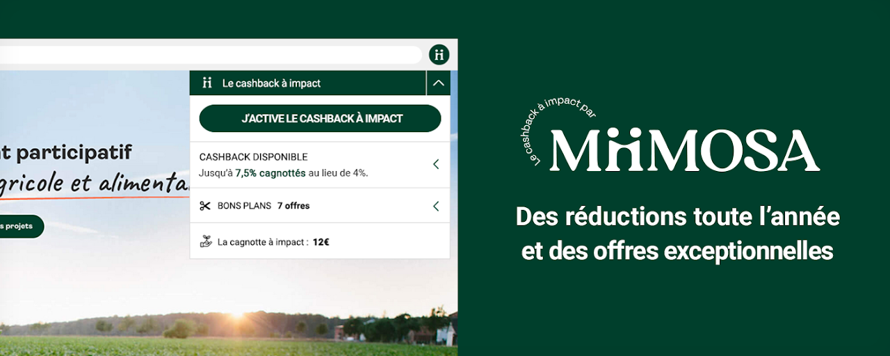 Le cashback à impact MiiMOSA Preview image 2