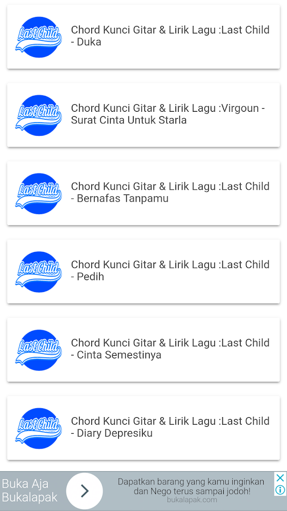 Chord duka last child