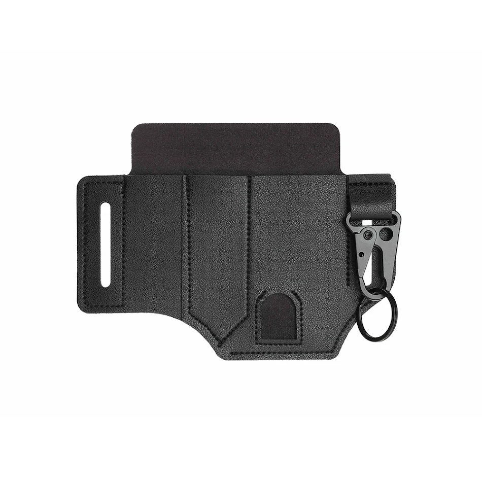Bolsa de cinto tática com fivela bico de águia, coldre de ferramentas em couro, ideal para carregar seus itens essenciais com segurança e praticidade