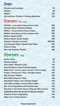 Sea Pot menu 1