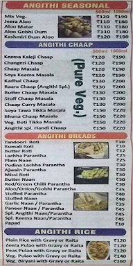 Panjabi Angithi menu 5