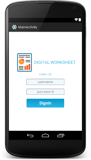 Mobile Worksheet