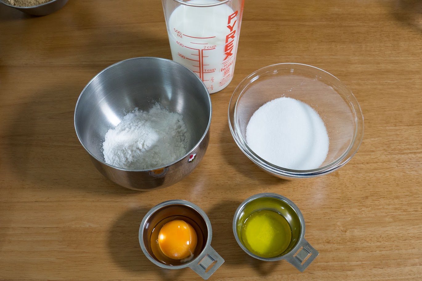 黒千石レシピ：北瑞穂のミルクレープ・材料