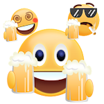 Cute Beer Gif Emoji Sticker Apk