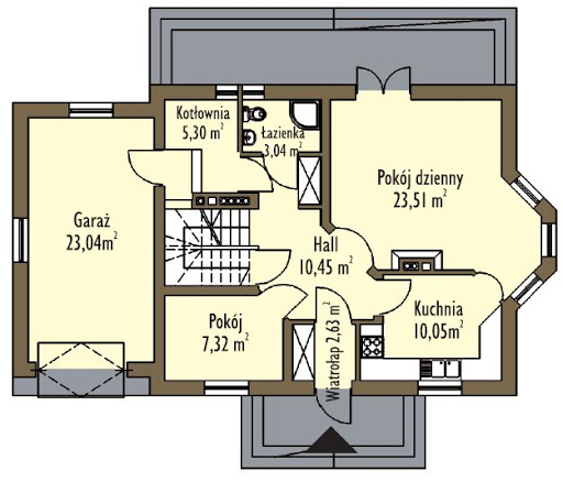 Ufik sg5 - Rzut parteru