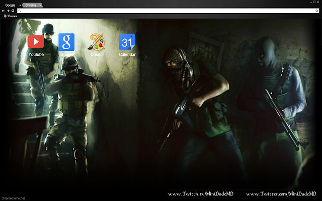 Insurgency - Theme chrome extension