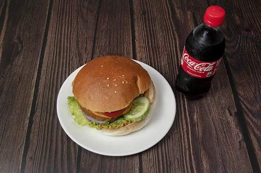 Veg Burger + 250 Ml Coke