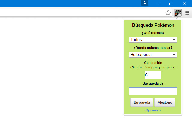 Búsqueda Pokémon