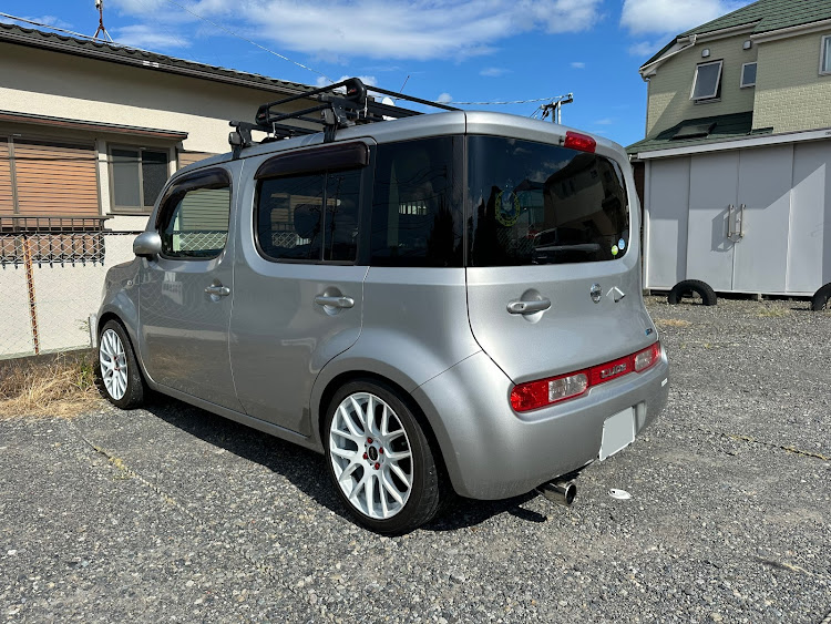 キューブのローダウン・スプリング交換・エスペリア・BMWミニ純正ホイールに関するカスタム事例の投稿画像2枚目