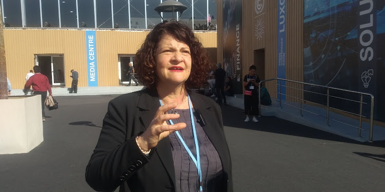 Kelly Dent, World Animal Protection’s Director of External Engagement during an interview at the 27th Conference of Parties (COP 27) in Sharm El-Sheikh, Egypt.