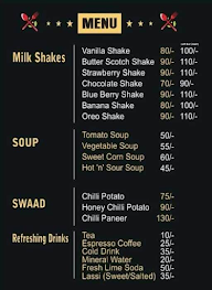 Tasty Treat Cafe & Restaurant menu 1