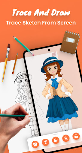 Screenshot Trace Sketch- Sketch and Paint