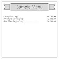 Guru Kirpa Mishthan Bhandar menu 2