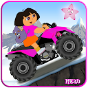 Herunterladen Little Dora ATV Hill Racing - dora games  Installieren Sie Neueste APK Downloader