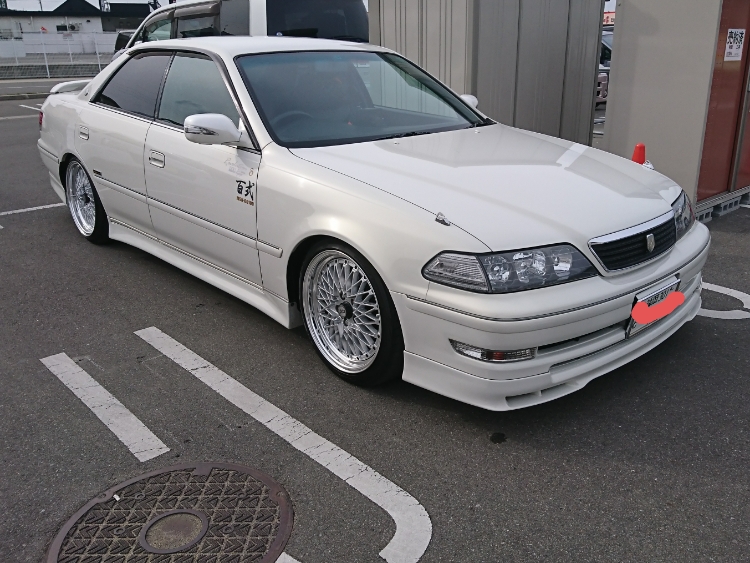 マークIIの車高調整・もよりのホームセンター・初めての車高調整に関するカスタム事例の投稿画像1枚目