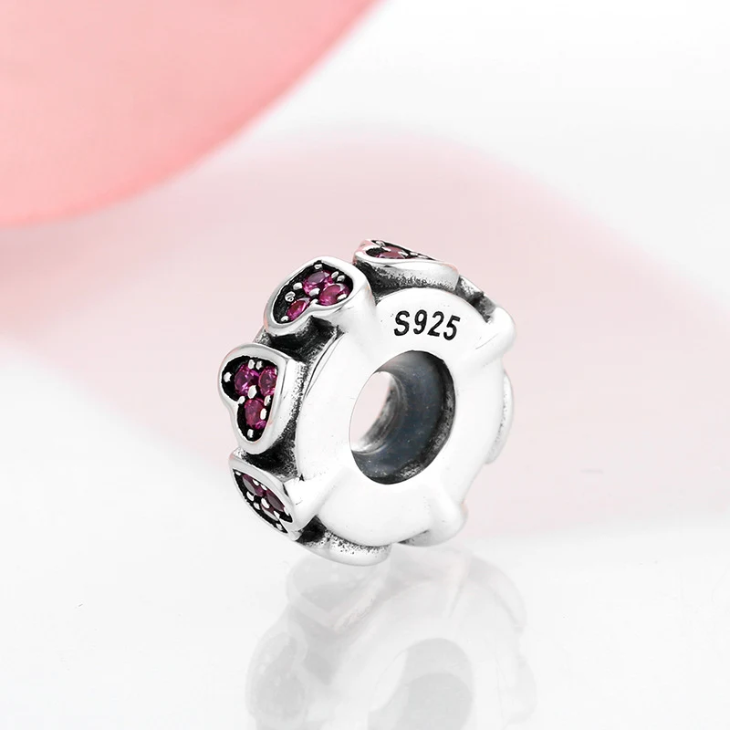 S925 Sterling Silber Beads für DIY Armbänder, handgefertigt, Liebe Beads, Silber Schmuck Spacer, individualisieren Sie Ihre Kreationen.