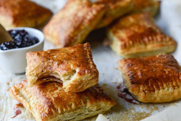 Smoked Cheddar and Cherry Jam Pastry Pop Tarts