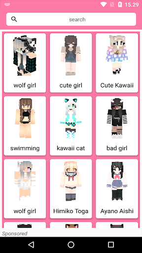 Girls Skin for Minecraft PE