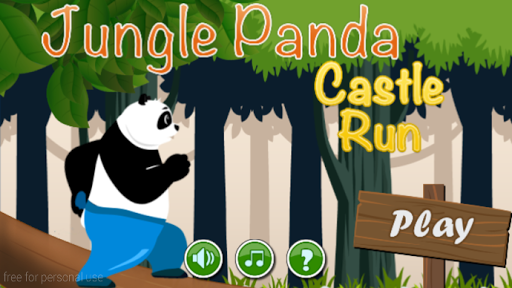 Jungle Panda Castle Run