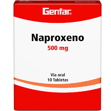 Naproxeno Genfar 500 mg Caja x 10 Tabletas  