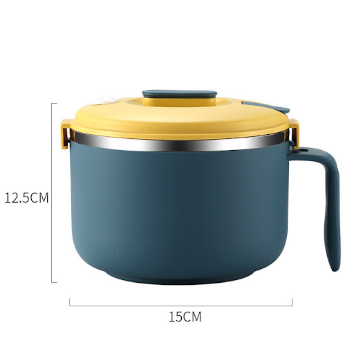 Title 3, Stainless Steel Instant Noodle Bowl With Lid, p...