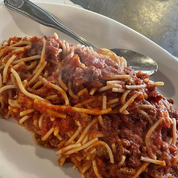 Gf pasta with meat sauce