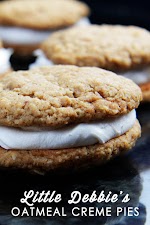 Little Debbie's Oatmeal Creme Pies was pinched from <a href="http://www.carlsbadcravings.com/little-debbies-oatmeal-creme-pies/" target="_blank">www.carlsbadcravings.com.</a>