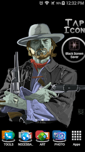 How to install Black Screen Saver patch 1.3 apk for bluestacks