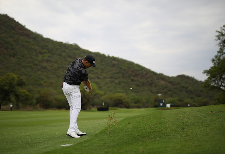 Neil Schietekat on day 1 of the 2021 SA Open Championship at Gary Player Country Club at Sun City on December 2 2021.