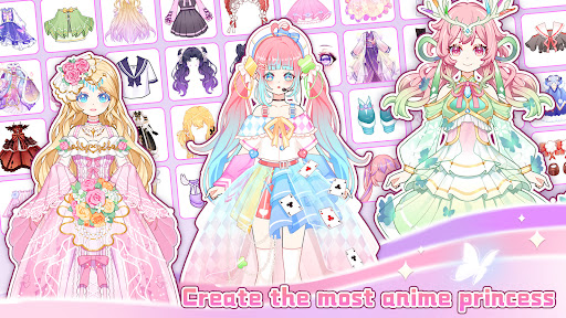 Screenshot Anime Princess Dress Up Game