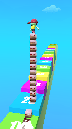 Screenshot Cube Surfer:Food Skateboard