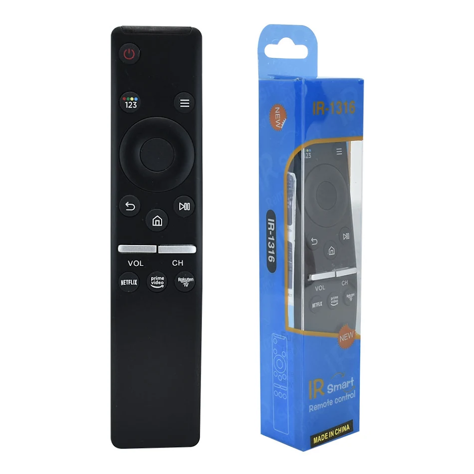 Mando a distancia IR-1316 para TV con teclas Netflix y Prime. Controla tu entretenimiento de forma sencilla, acceso rápido a tus plataformas favoritas.