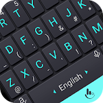 Cover Image of Tải xuống Neon Blue Power Button Keyboard Theme 6.6.5.2019 APK